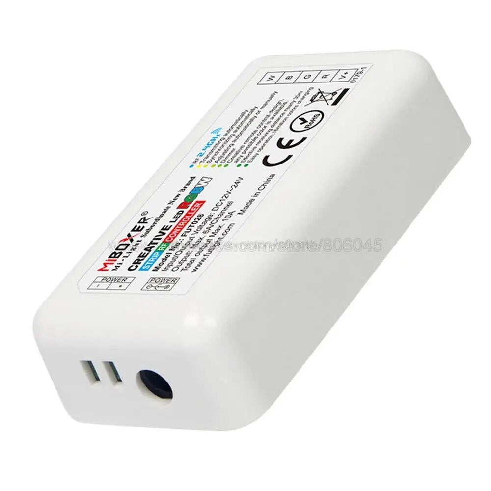 MiBoxer FUT028 RGBW Controller DC12/24V 2.4G Wireless Singal Transmission Group Synchronization Controller For RGBW Led Strip