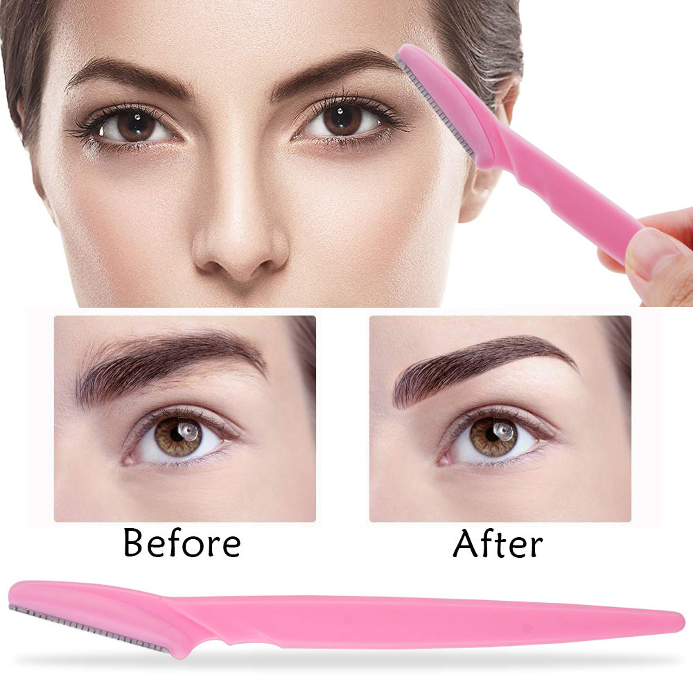Professional Eyebrow Trimmer Set – 20/40/80pcs Facial Hair Shaper Razor for Women | Safe, Portable & Precise Grooming Tool – Flashfy best-seller