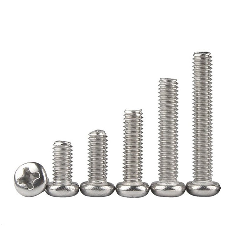 Cross Recessed PM Pan Round Head Screws - Flashfy