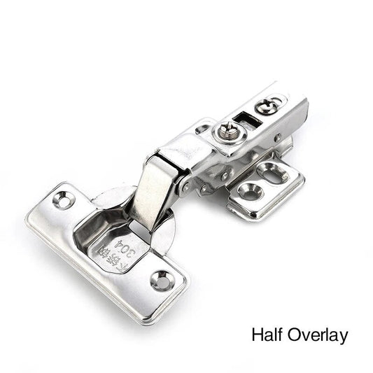 KAK C Series Hinge Stainless Steel Door Hydraulic Hinges Damper Buffer Soft Close For Cabinet Cupboard Furniture Hardware - Flashfy