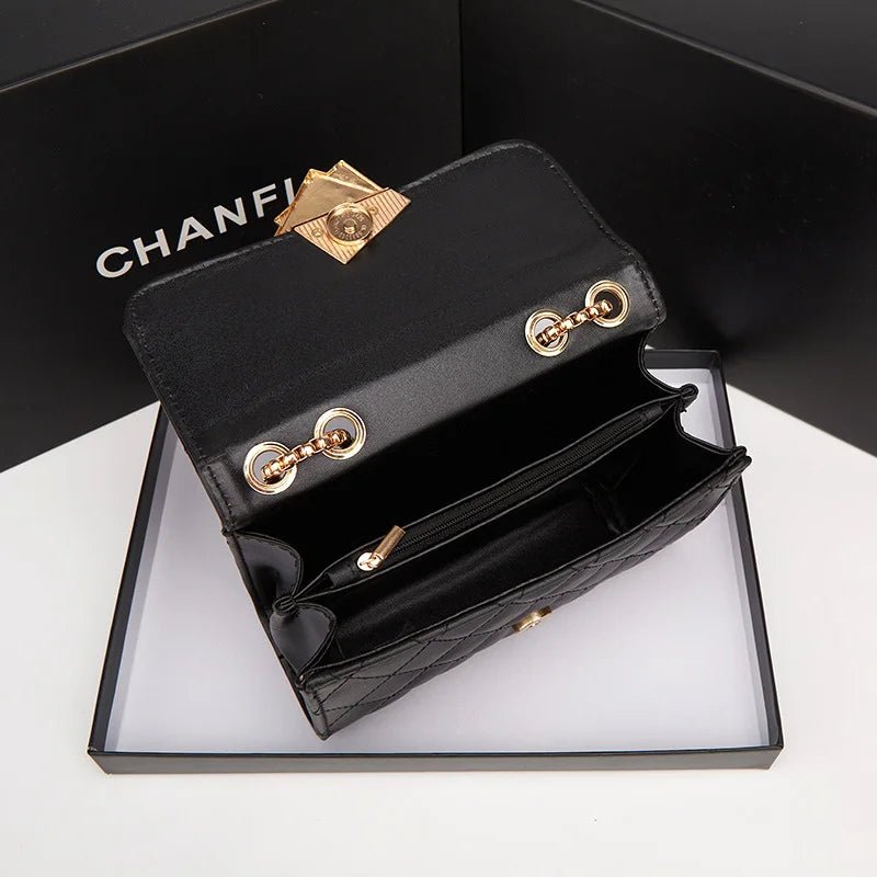 Luxury Vintage Mini Square Crossbody Handbag - Flashfy