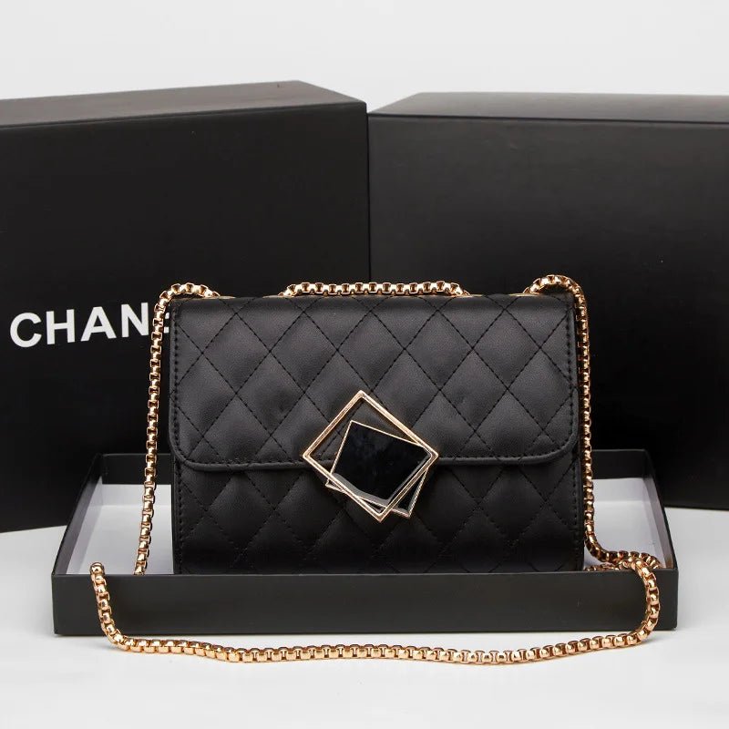 Luxury Vintage Mini Square Crossbody Handbag - Flashfy