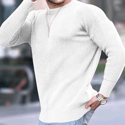 Men's Latest Euro-American Knit Shirt - Flashfy