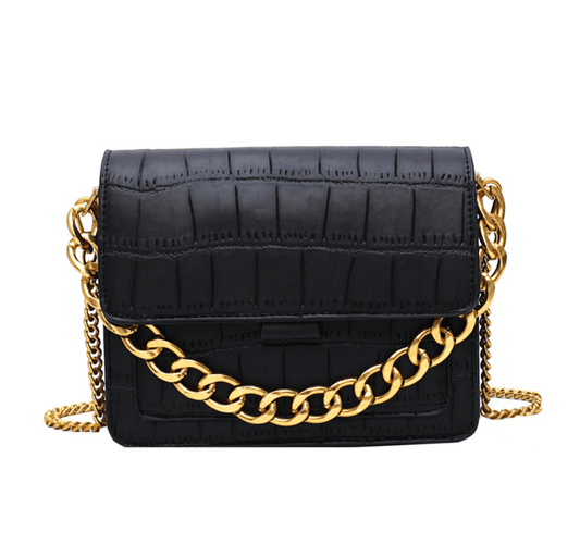 One-shoulder chain square bag - Flashfy