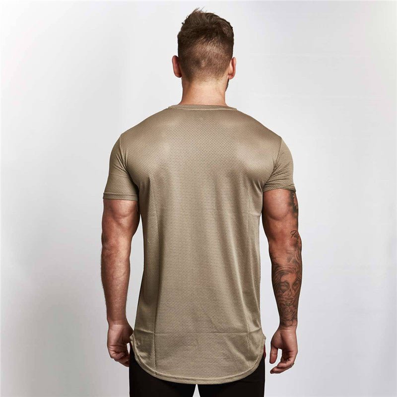 Quick-drying short-sleeved workout clothes - Flashfy