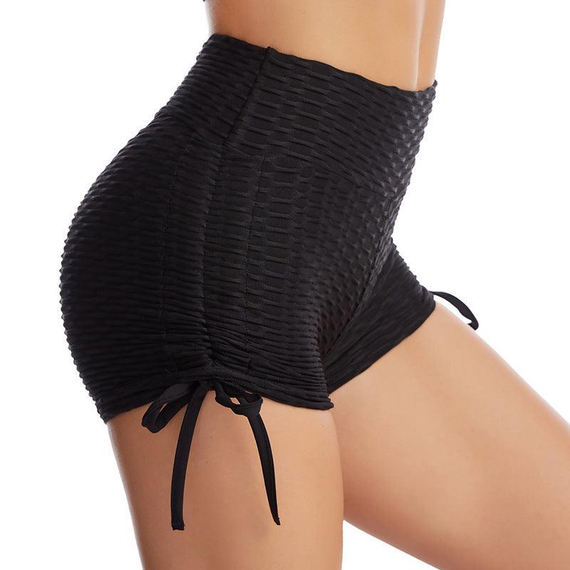 SlimFit Yoga & Gym Drawstring Shorts - Flashfy