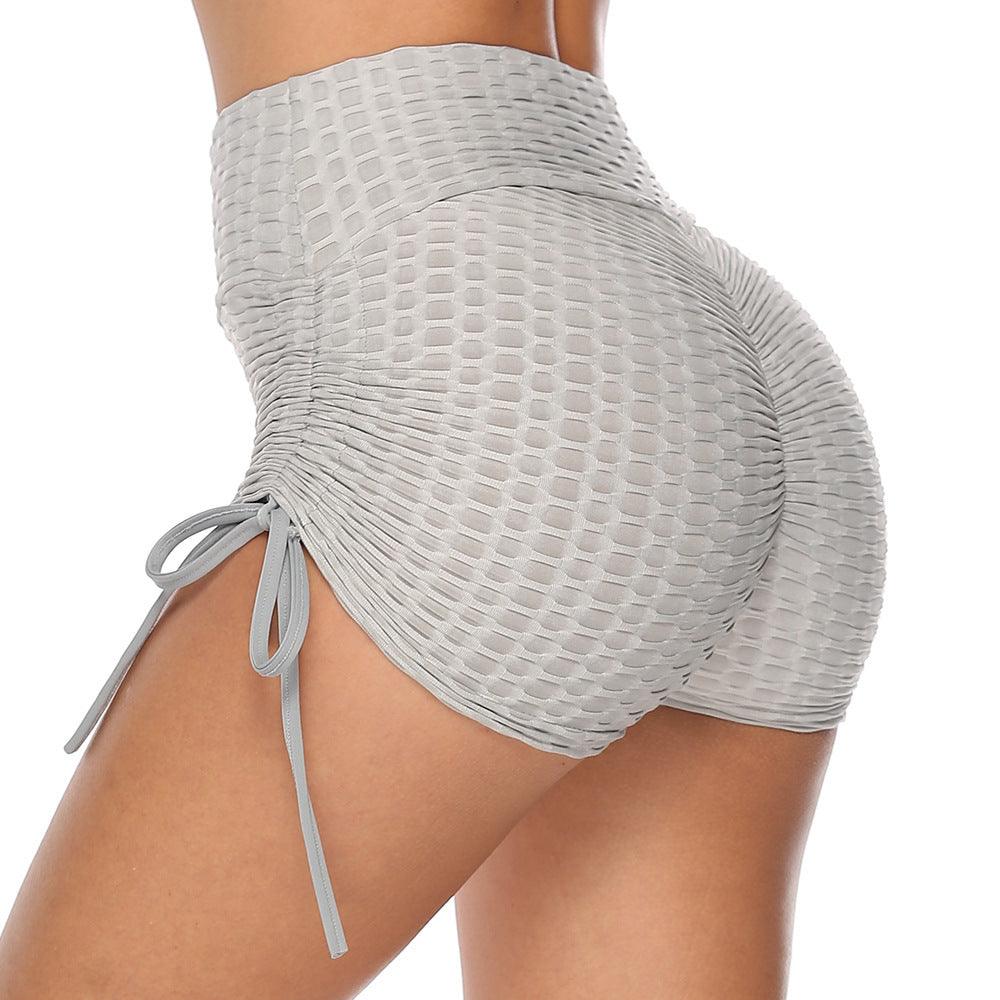 SlimFit Yoga & Gym Drawstring Shorts - Flashfy
