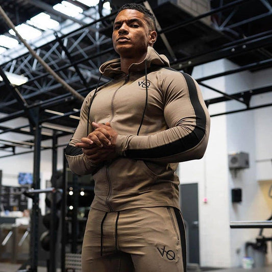 Winter Color Matching Sports Sweater Men's Jacket - Flashfy