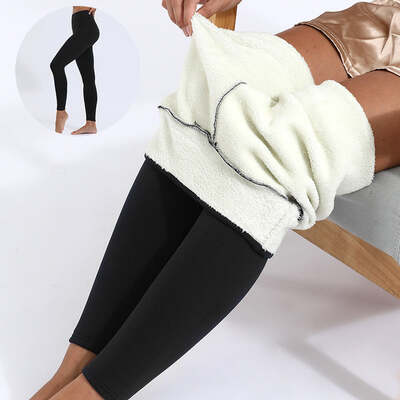 Women's Thick Cashmere Winter Fitness Pants - Flashfy